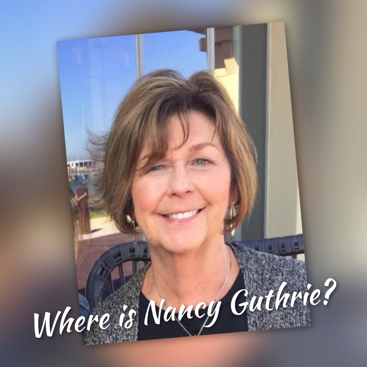 Christy_fromTO's tweet image. 𝗧𝗢𝗗𝗔𝗬 𝗠𝗔𝗥𝗞𝗦 𝟭𝟰 𝗪𝗘𝗘𝗞𝗦
that Nancy has been missing 
𝗪𝗛𝗘𝗥𝗘 𝗜𝗦 𝗡𝗔𝗡𝗖𝗬 𝗚𝗨𝗧𝗛𝗥𝗜𝗘?
If you have ANY information
     𝗖𝗮𝗹𝗹: 𝟭-𝟴𝟬𝟬-𝗖𝗮𝗹𝗹-𝗙𝗕𝗜
Submit a tip  TIPS.FBI.GOV 
#NancyGuthrie #MISSING
    𝗣𝗟𝗘𝗔𝗦𝗘 𝗦𝗛𝗔𝗥𝗘 𝗧𝗛𝗜𝗦