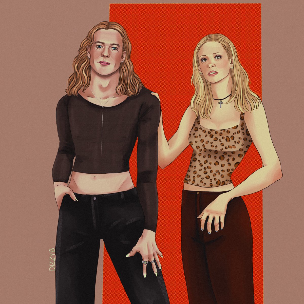 in my mind, buffy and lestat are besties and party at the bronze together <3 
#iwtv #btvs