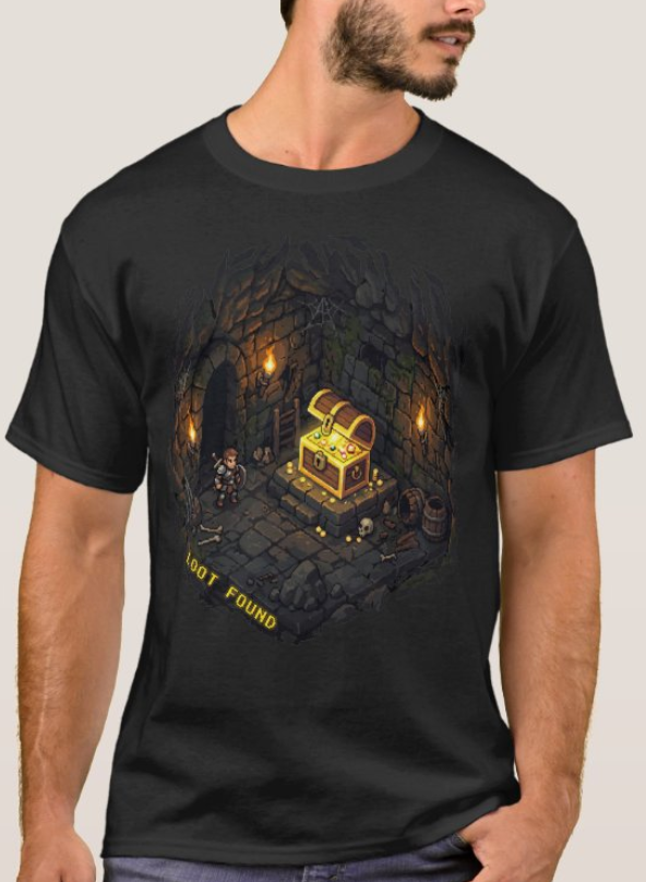 AmazingEG_Art's tweet image. Legendary loot discovered 🗝️✨

Retro RPG vibes, cinematic dungeon atmosphere, and glowing treasure energy packed into one premium pixel art design.

🛒 Grab it here:redbubble.com/shop/ap/180480…

#PixelArt #RetroGaming #DungeonCrawler #RPG #IndieGame