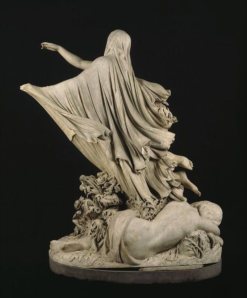 AraceliRego's tweet image. Raffaello Monti, El sueño del dolor y el sueño de la alegría, Londres, 1861. Victoria &amp;amp; Albert Museum. #escultura #arte