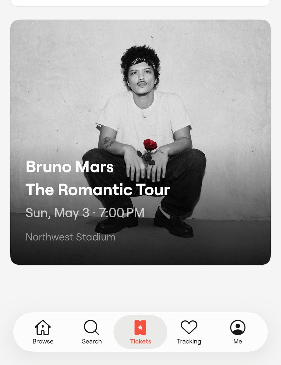 dreaforms's tweet photo. See you tonight, Bruno Mars ❤️ https://t.co/lq5rV9Y86f