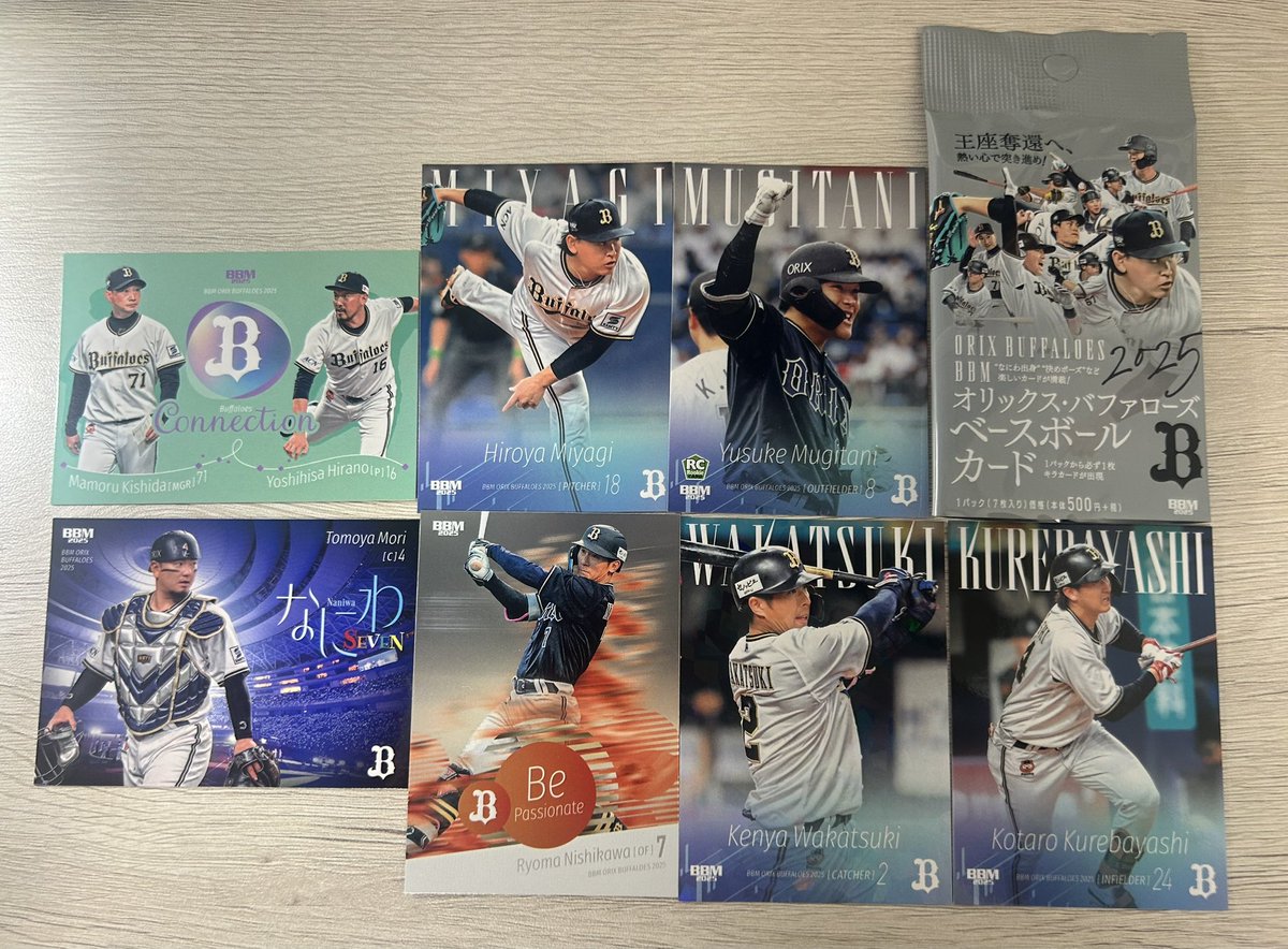 nukotaro41's tweet image. こちらもBBM
バッファローズに特化したパック

特に変わった事ｧ御座いません…

#BBM
#2025オリックス・バッファローズ