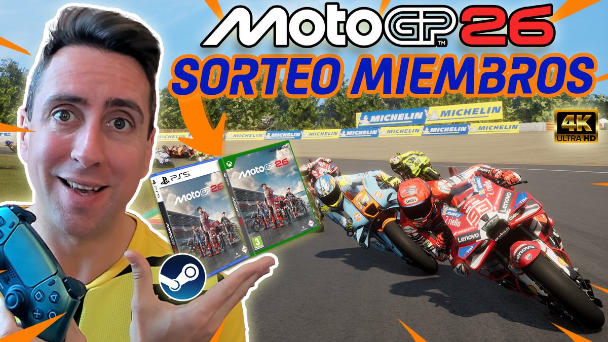 Jorge_Sprinter's tweet image. 🚨EMPEZAMOS DIRECTAZO ! ÚNETE Y PARTICIPA EN EL SORTEO Y EN LAS CARRERAS ONLINE CON SUBS !

👉youtube.com/watch?v=zI8oGi…

💎 MOTOGP 26 EL GRAN SORTEO PARA MIEMBROS más CARRERA ONLINE con MÁS de 20 Pilotos en Pista 💎 #PlayStation #MotoGP #SpanishGP