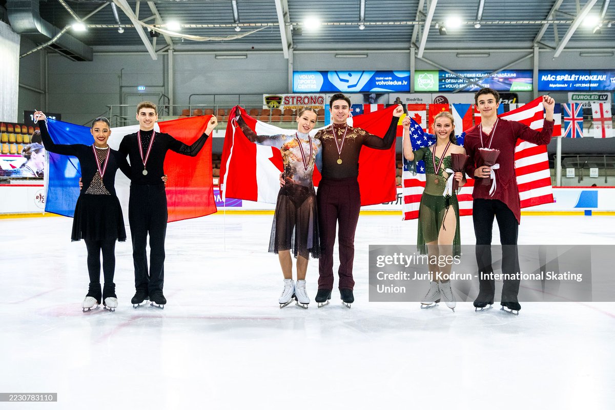 majuskating's tweet image. ISU Figure Skating Junior Grand Prix Riga Cup 2025
- Ice Dance 
🥇Layla Veillon and Alexander Brandys --&amp;gt; 161.83 Points
🥈Dania Mouaden and Theo Bigot --&amp;gt; 160.13 Points
🥉Jasmine Robertson and Chase Rohner --&amp;gt; 147.83 Points 
#FigureSkating