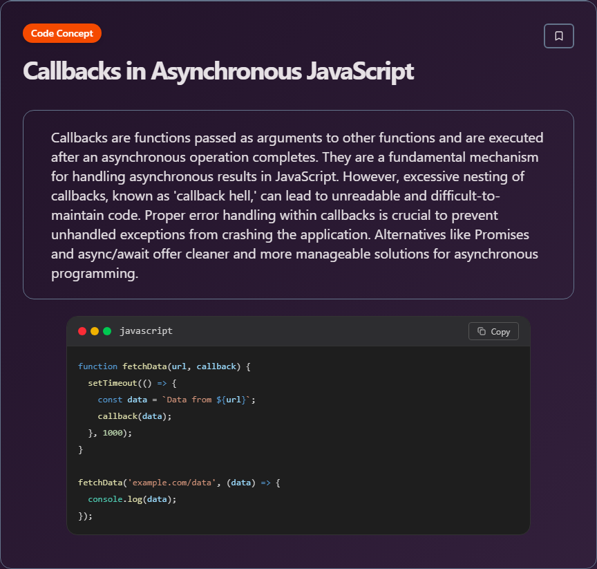 techielearnapp's tweet image. ✨ Callbacks in Asynchronous JavaScript

#JavaScript #WebDev #Frontend #JS #100DaysOfCode #DevLife