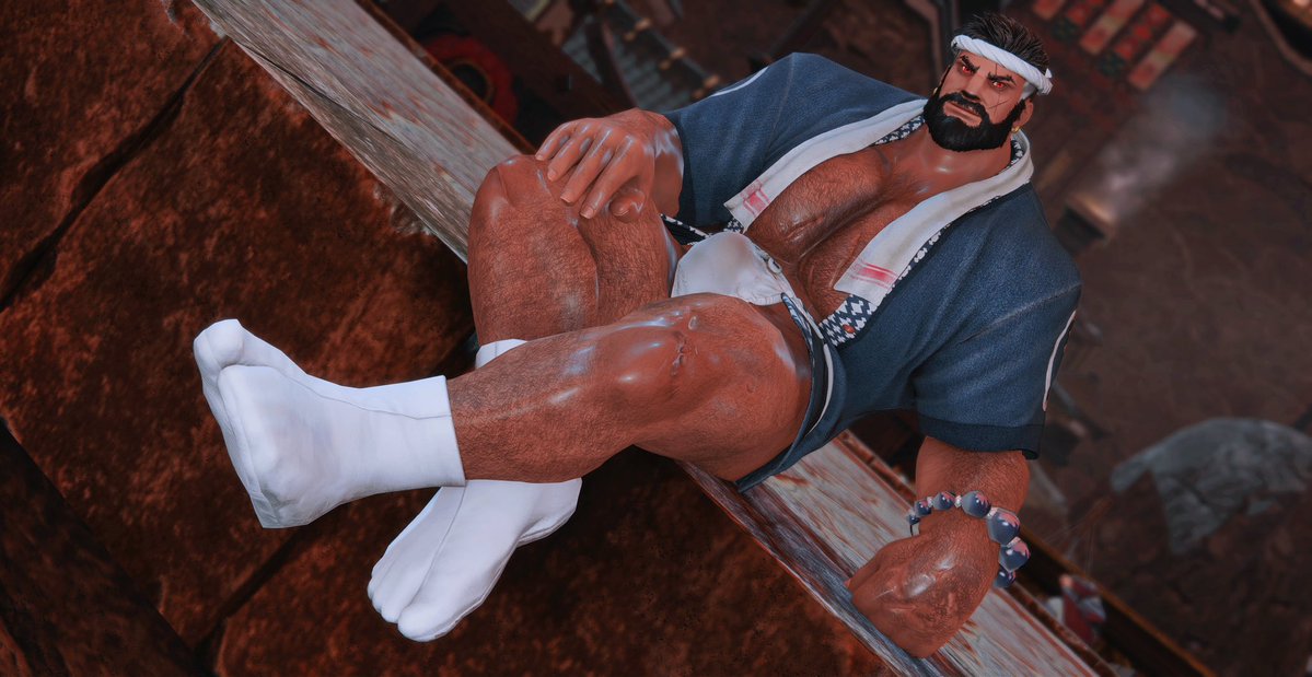 和装足袋ルガオス
#Roegadyn #ffxiv_nsfw