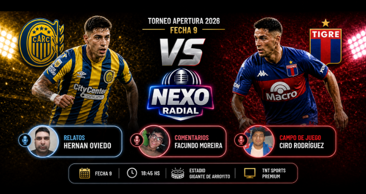lafolkargentina's tweet image. #RosarioCentral recibe a #Tigre en un duelo decisivo por el Apertura | #ENVIVO 16:00 Hs por #NexoRadial nexoradial.com/articulo.php?a…