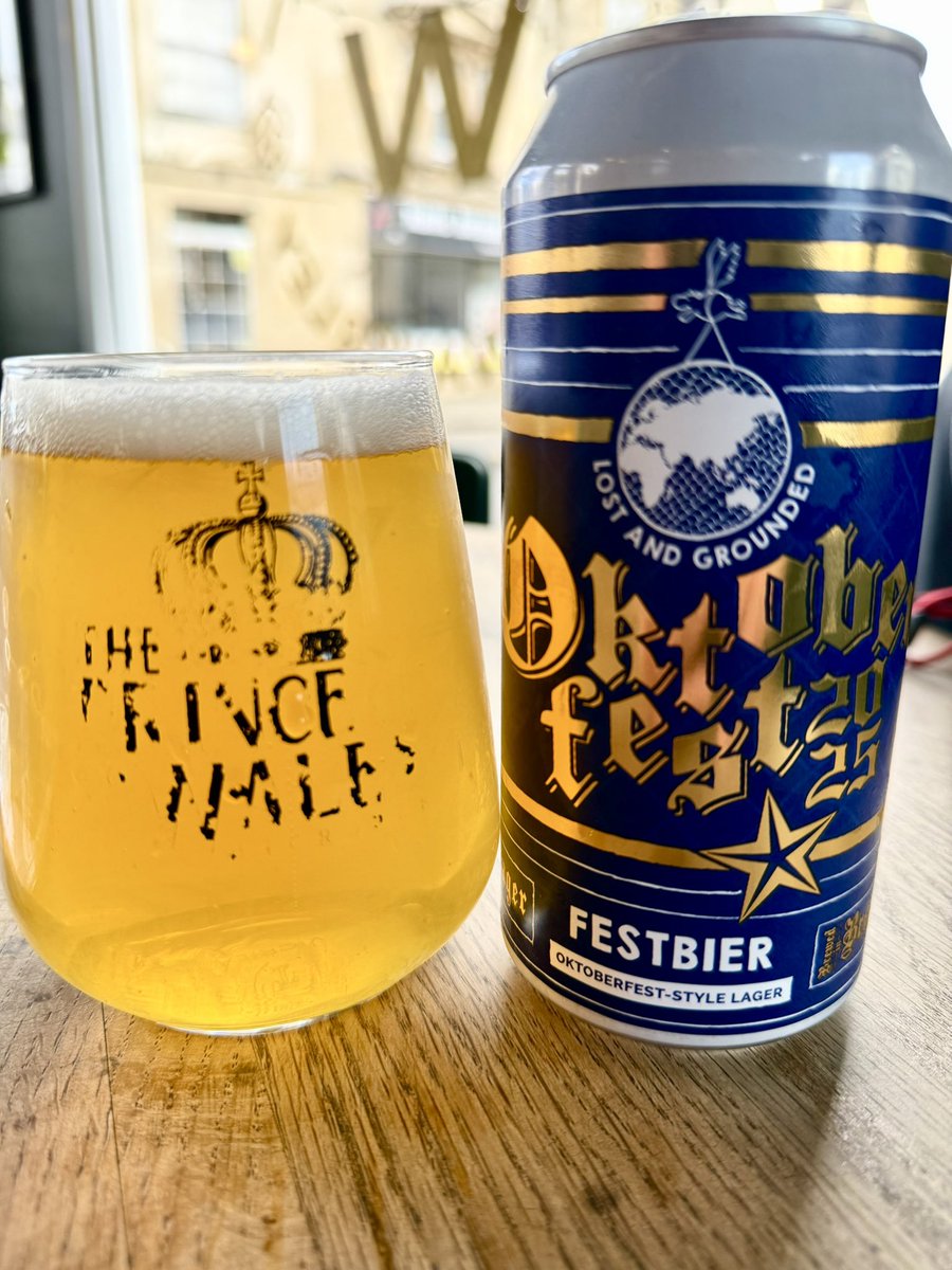 rwnash's tweet image. FestBier 2025 - Lost and Grounded - 5.6% ABV. B+ and a bit and a touch. What it lacks in aroma it makes up for in taste. More of a Bristol interpretation #ale #beer #bier 

3.4/5. Bit of a banger really with a big Germanic hop bitterness in the finish. Worth a Punt. Waverley Chip