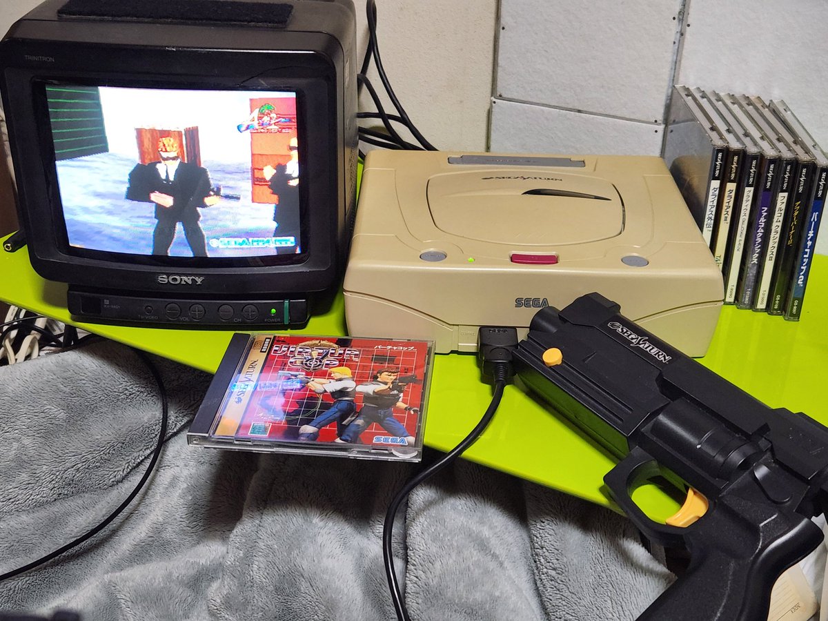 kazx68k's tweet image. GWらしく、さっきまでセガサターンで遊んでました！
この後、本ポストのリプでたくさん動画をアップしようと思います。

令和に始めるX68000ブログは…明日にしよっか。(^_^;)
今日はFANBOXのレトロPC創作だよりを全体公開しましたので、そちらを代わりに楽しんでいただけましたら！
#SATURN #SEGA