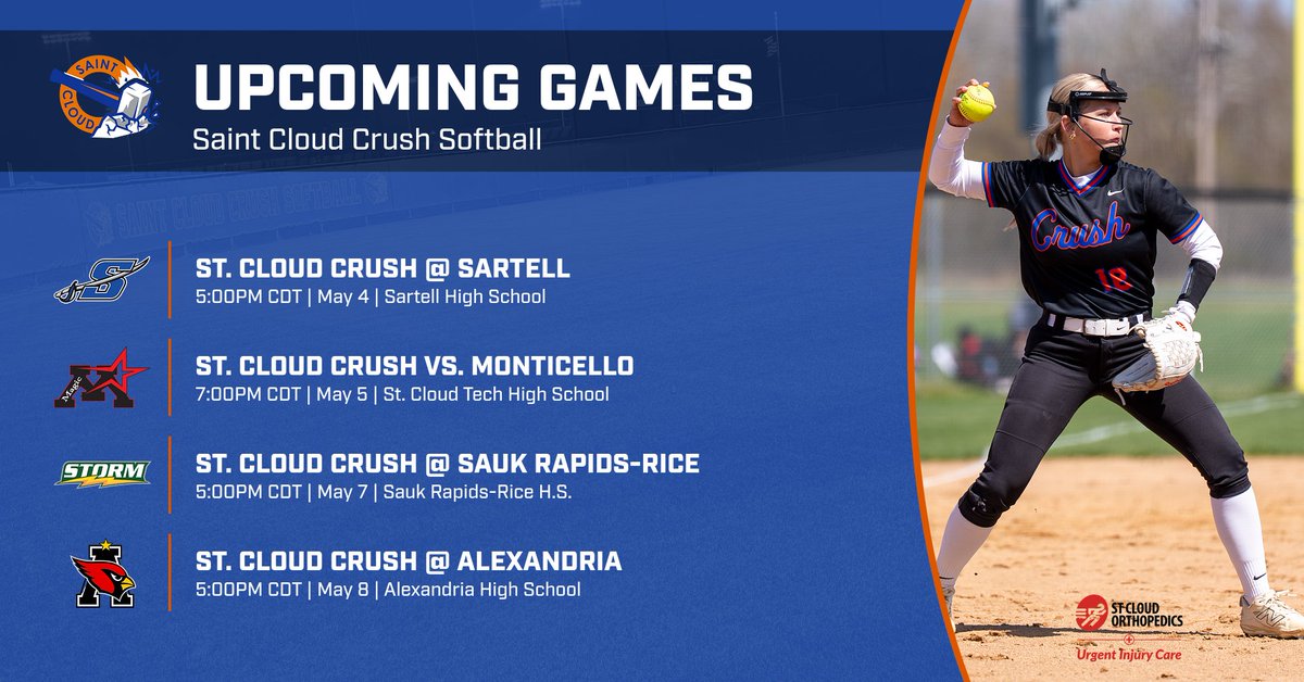 St. Cloud Crush Softball tweet media
