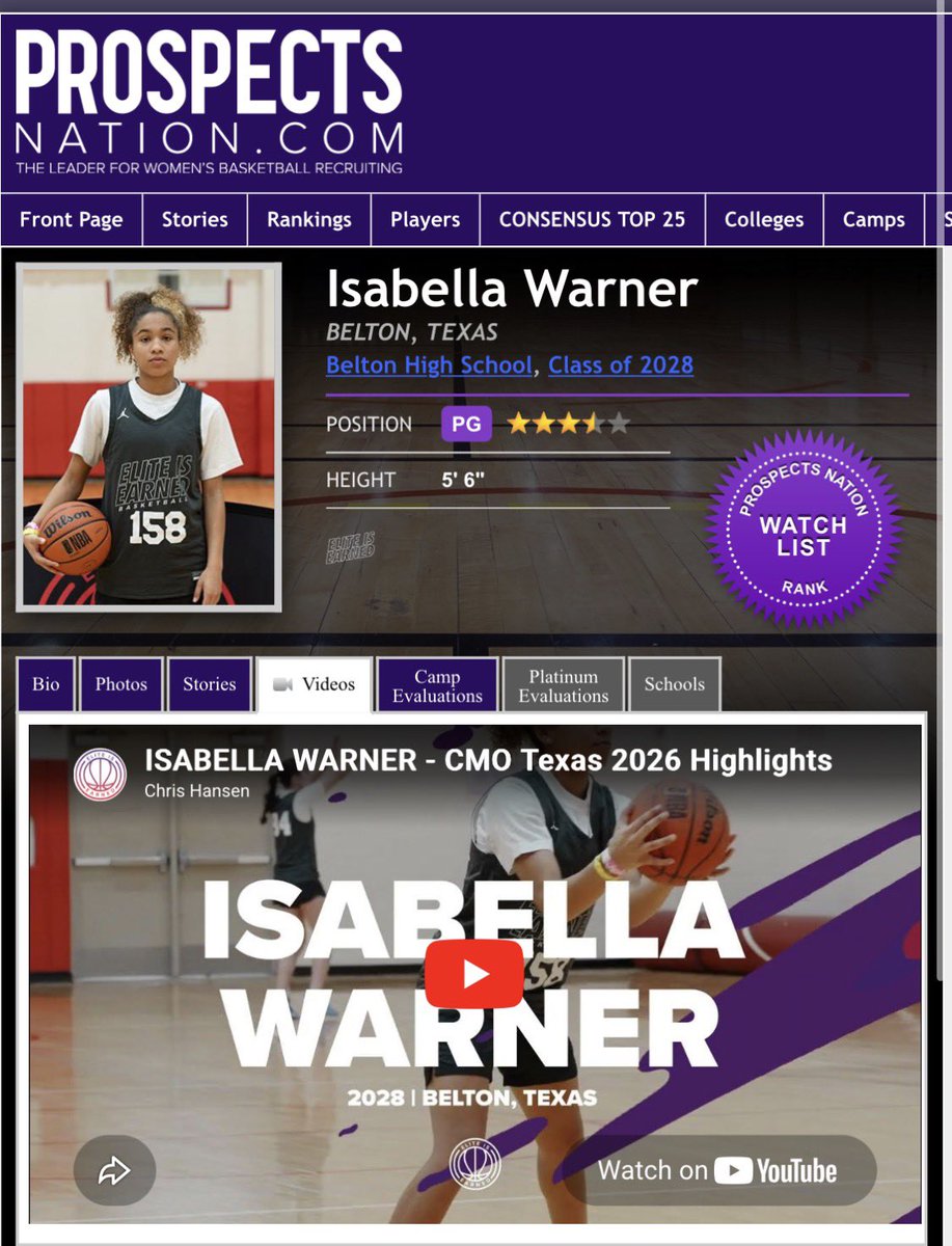 Isabella Warner tweet media