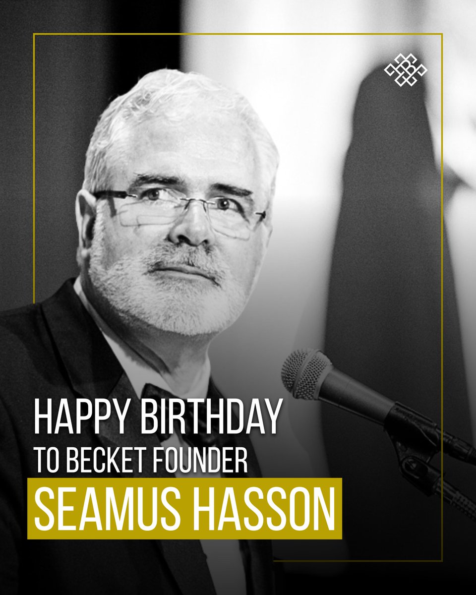 becketfund's tweet photo. Happy Birthday to our founder and President Emeritus, Kevin “Seamus” Hasson! 

Seamus launched Becket with a bold and unwavering vision—religious freedom for all—which has bolstered First Amendment protections for every American. Today, he continues to remind us all of our fundamental “right to be wrong.”