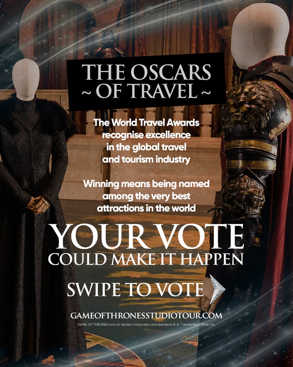 Game of Thrones Studio Tour tweet media