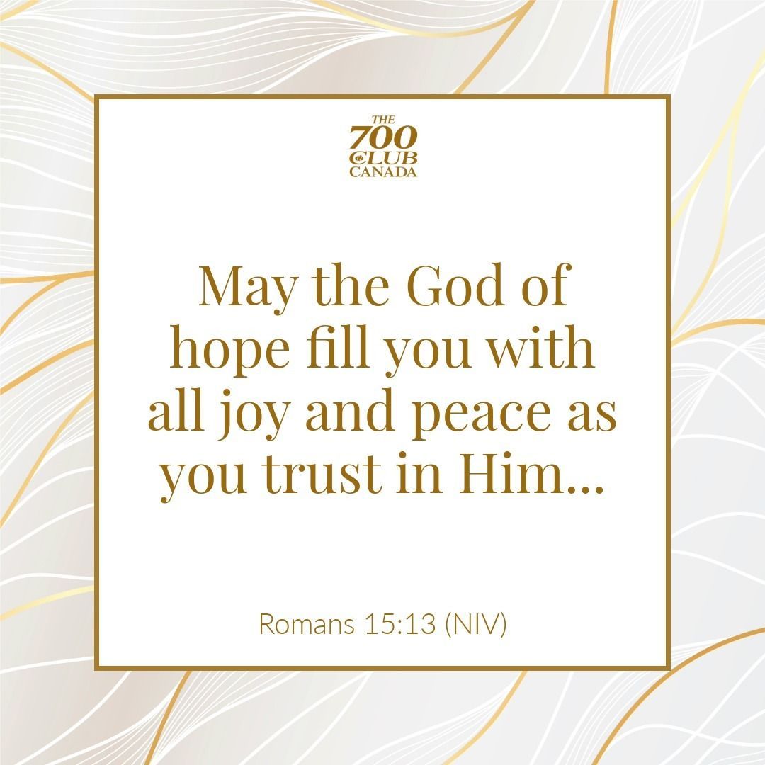 700ClubCanada's tweet image. Romans 15:13
#jesus #bibleverses #biblequotes #bibleverse #biblestudy #bible #christiantelevision #ChristianTelevision #christian #christianity #700club #700clubcanada