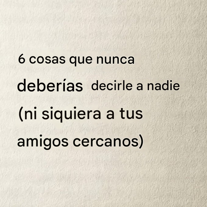 Jefersonnasa_'s tweet photo. 6 cosas que nunca deberías decirle a la gente (incluso a amigos cercanos) https://t.co/fS1gmRZmKB