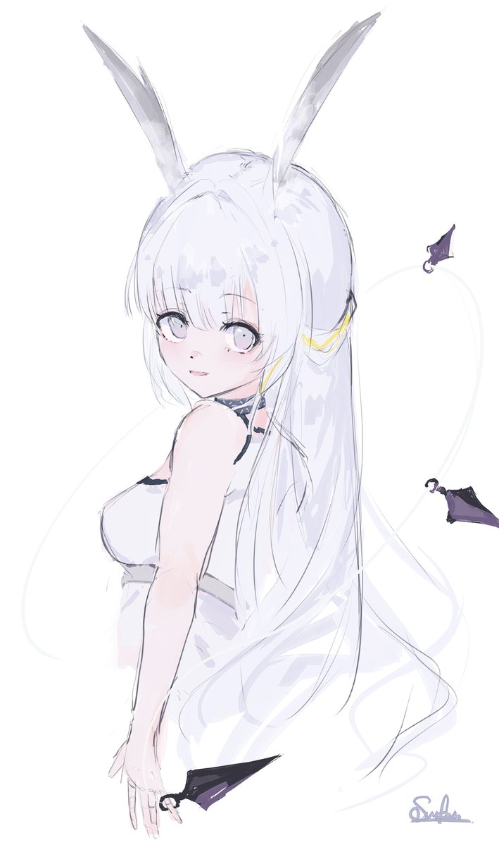 夜真白 tweet media