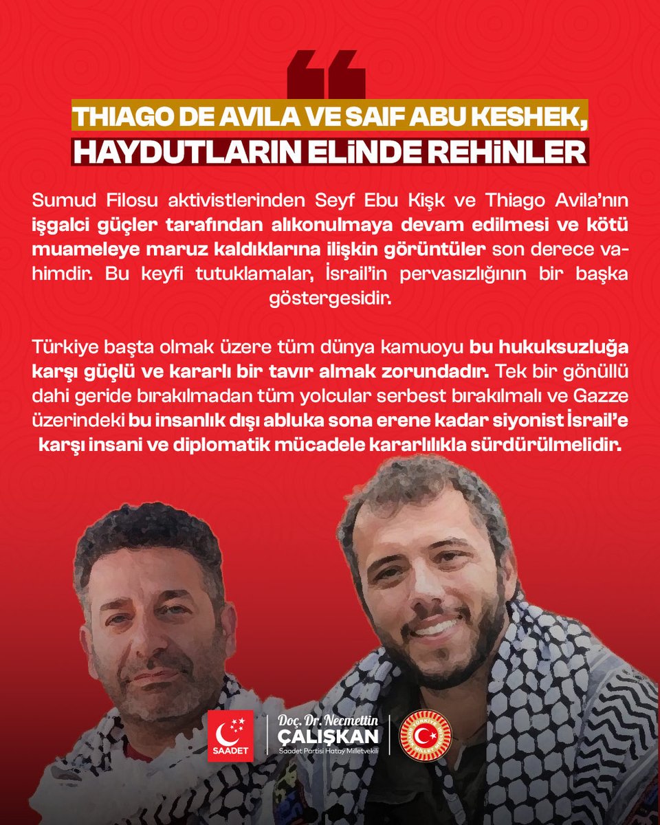Doç. Dr. Necmettin ÇALIŞKAN tweet media