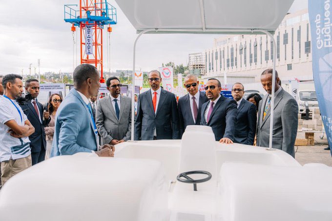 ETEmbassyJIB's tweet image. PM Abiy Ahmed officially launched the 4th ‘Made in Ethiopia’Expo, underscoring 🇪🇹’s strong push to expand its manufacturing sector.#Production capacity improved from 47% to 67%,#Manufacturing growth rose from 4.8% to 10.7%, Import substitution saved up to $4.85B.#EthiopiaDelivers