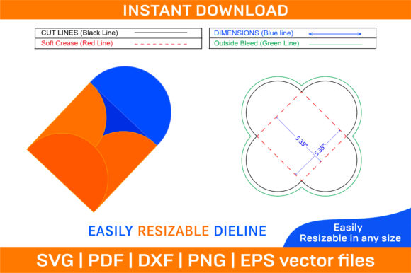 designconcept_7's tweet photo. Round Shaped Envelope Dieline Template https://t.co/titSDSpeuN