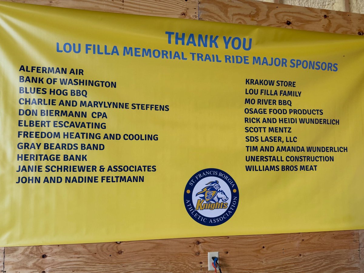 sfbhsaa's tweet photo. A great first annual Lou Filla Memorial Trail Ride to benefit the Athletic Association. Thanks to all of our sponsors and participants. https://t.co/O7aHmB01Rm