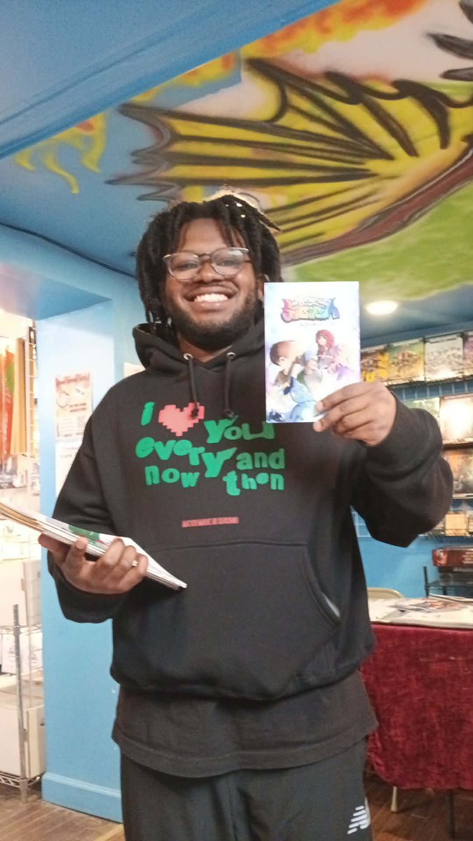 Varaydein's tweet photo. Big thank you to First Aid Comics!!! Always being super supportive of comic book creators Sold out of copies of my book!!! Felt great connecting with new fans and seeing old faces.
I'm happy to celebrate Free Comic Day with you all!
#FCBD #freecomicbookday #firstaidcomics https://t.co/2KmZMS1zJu
