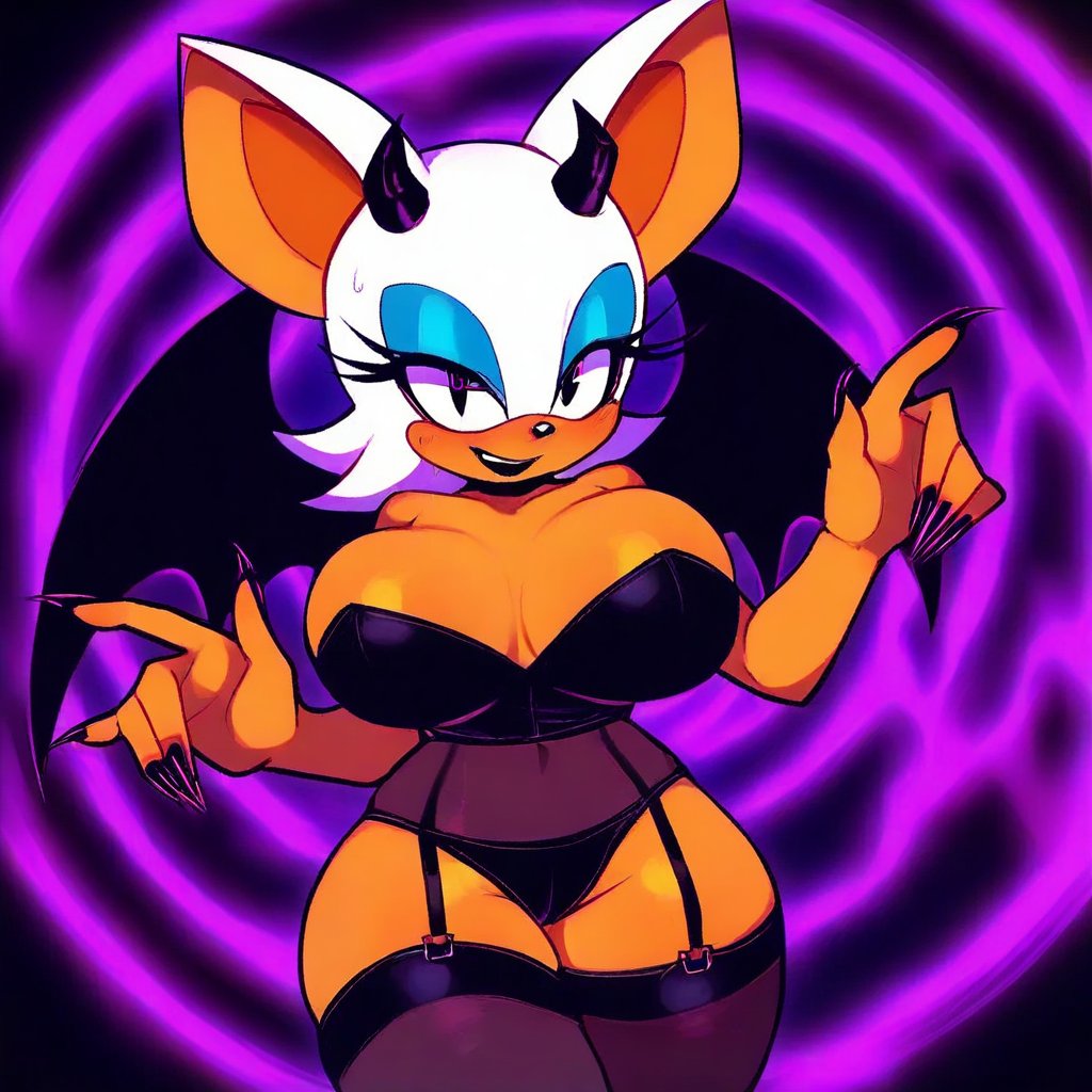 Rouge The Demonic Bat tweet media