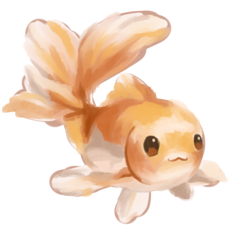 i heard that drawing a fish will cure your artblock so i did and i might be drawing the cuntiest hc i've ever drawn 
