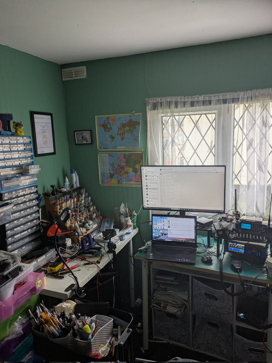 PeoplepixU's tweet image. In my happy place ☺️ 
#hamradio #radio #amateurradio #happy #sunday