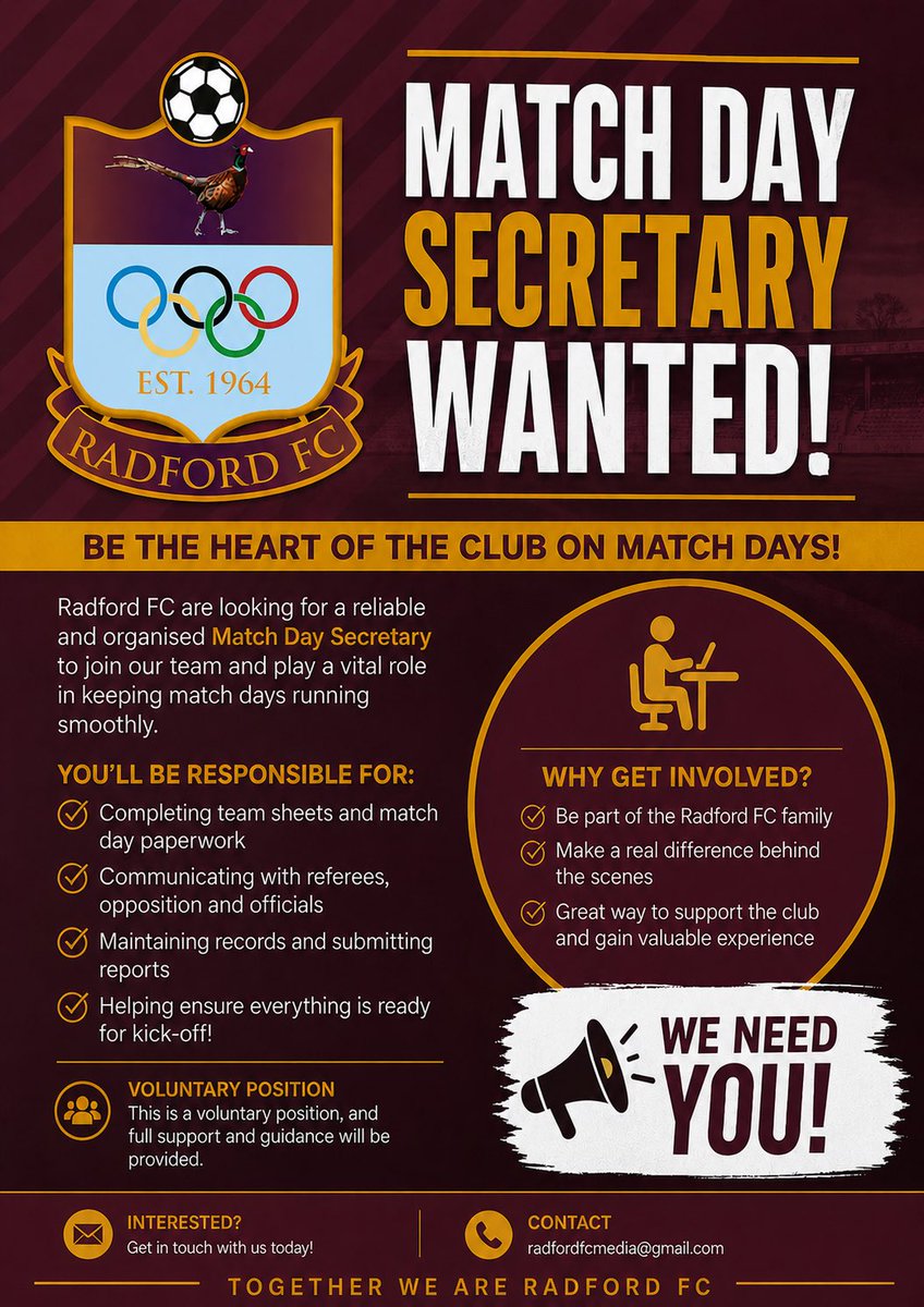 Radford FC tweet media