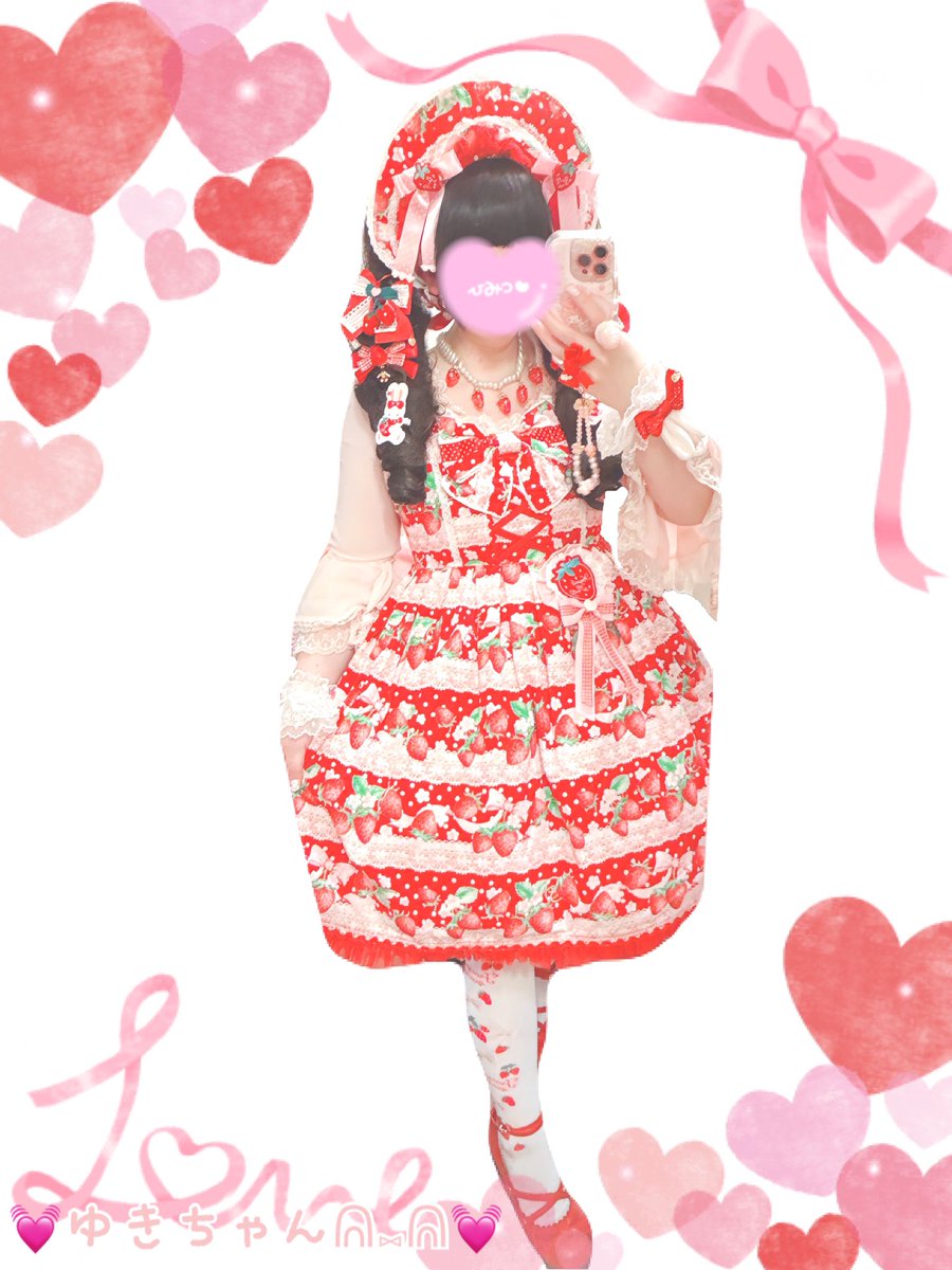 5月3日のコーデはAngelic Prettyのいちご🍓ミルフィーユジャンパー