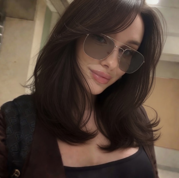 Sunglasses can't hide my sweet smile today! 😘🌸

I'm even stunned by this picture I just took…

Do you think I'm cute today, ladies? (blushing)

#SweetGirl #SelfieDiary #AtmosphereGirl