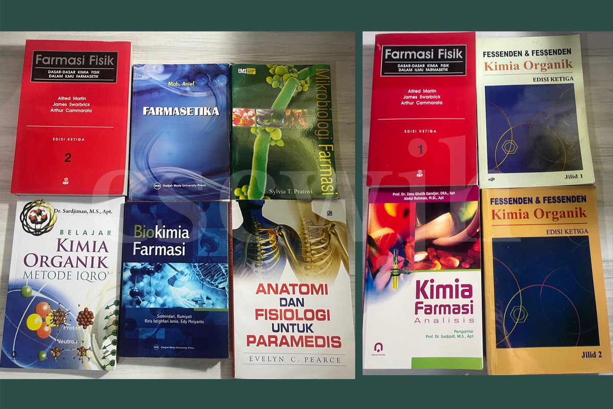 wts preloved buku farmasi semester awal maba jual murmer aja 😇👋

condi mulus no coret2

📍 jakarta
📍 atau jogja di tengah mei