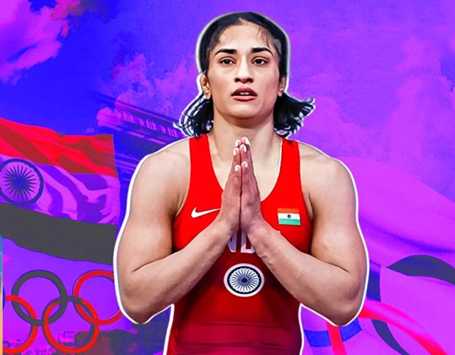 NewsArcIndia's tweet image. Vinesh Phogat Breaks Silence: “I Am One of the Six Sexual Harassment Victims Against Brij Bhushan” newsarcindia.com/vinesh-phogat-… 
#VineshPhogat #BrijBhushanSharanSingh #WrestlersProtest #SexualHarassment #WFI #IndianWrestling #SpeakingOut #WomensRights #GondaTournament @Phogat_Vinesh