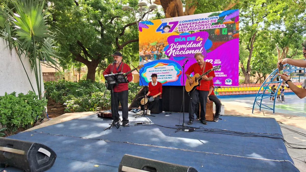 Con un derroche de talento, habilidades y destrezas artísticas de la niñez, adolescencia y juventud, se desarrolló un acto cultural en conmemoración de los 47 años de muerte y legado del niño mártir de la revolución, Luis Alfonso Velázquez Flores. 

#Nicaragua