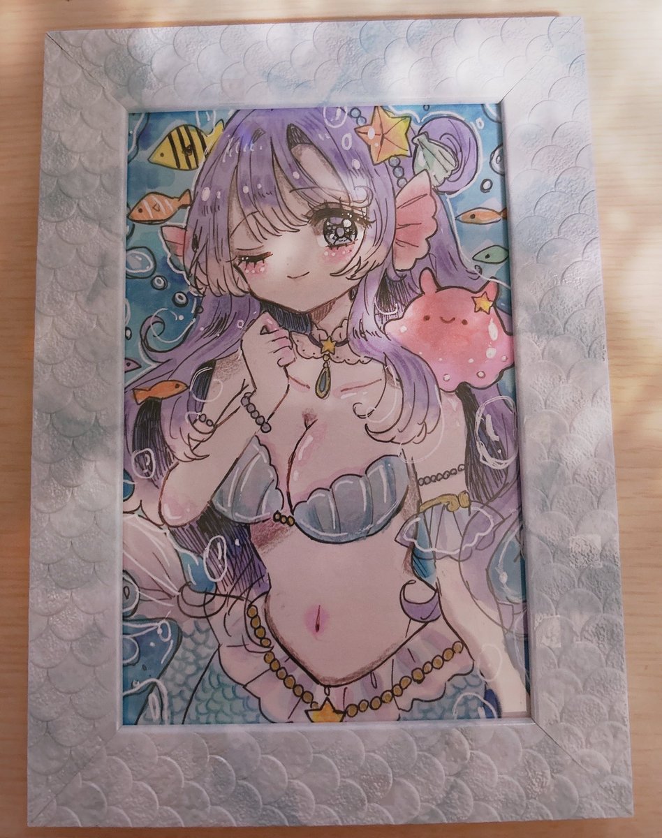 額に入れました✨♪(๑ᴖ◡ᴖ๑)♪