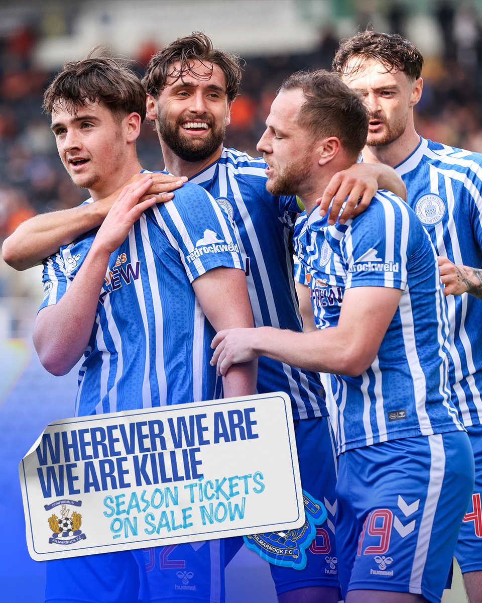 𝙒𝙝𝙚𝙧𝙚𝙫𝙚𝙧 𝙬𝙚 𝙖𝙧𝙚, 𝙬𝙚 𝙖𝙧𝙚 𝙆𝙞𝙡𝙡𝙞𝙚!

What a win yesterday 🤩

🎟️ 2026/27 Season Tickets: tinyurl.com/3zwzy4ay

Spread the cost with our new finance options, now available for supporters.