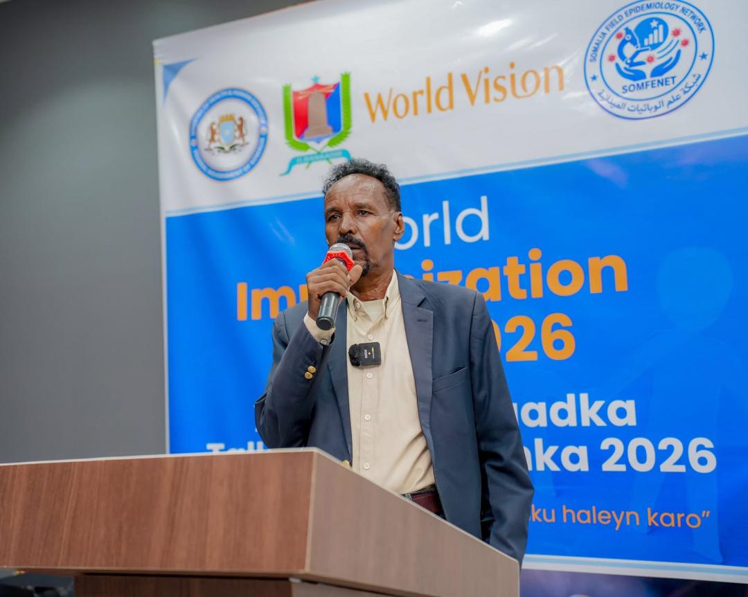 SomaliaS59775's tweet image. 🌍 World Immunization week 2026 at NOVA Hall in Mogadishu. Thank you to all the attendees, speakers, and hosts for such a warm welcome and for making this event truly memorable. Thanks for the #WVI for their support 
#WorldlmmunizationWeek
#For Every Generation, Vaccines Work