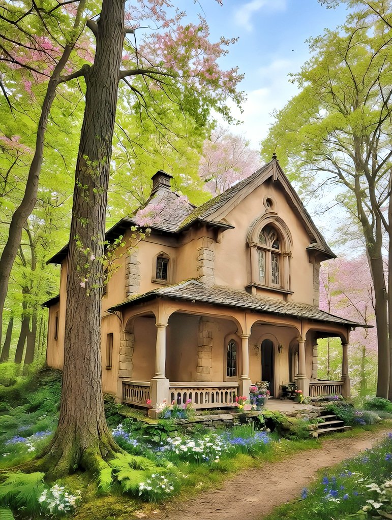 TeresaEmma15's tweet image. Somewhere between sleep and reality.
True peace isn't about escaping the world, but about finding a place where time no longer dictates its terms. A home in the heart of the forest isn't a building - it's a state of mind where we can hear our own thoughts again. 
#Life #Peace