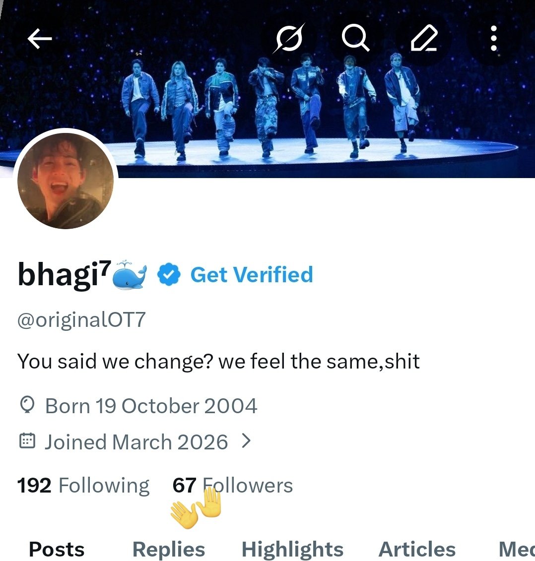 bhagi⁷🐳 tweet media