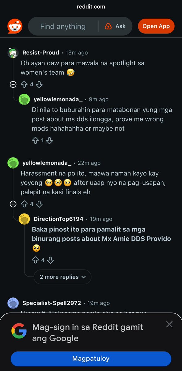 WALA AKONG REDDIT AT NEVER AKO NAG-JOIN DIYAN KAYA TIGILAN NIYO ANG PAG-DRAG SA NAME KO SA SERYOSONG ISSUE!

SOBRANG RELEVANT KO BA NA AKO NAIISIP NIYO SA LAHAT NG BAGAY? I HAVE LIFE OUTSIDE THIS APP MGA PAKYU 🖕