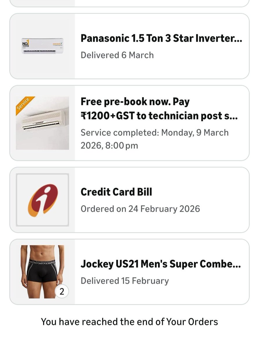Arvind8906's tweet photo. Amazon has completely lost its reputation i deeply regret buying my AC and Refrigerator from @amazonIN  The entire experience has been an absolute nightmare i strongly advise everyone to stop shopping on Amazon, Don't risk your hard earned money @amazon https://t.co/JH5NPtnS4c