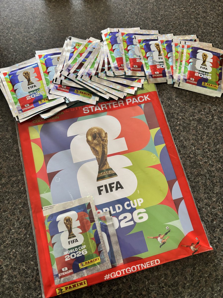 nicolfc's tweet image. Have not been arsed with Twitter for a long long time, but I’ve just been to get my #Panini sticker album for the World Cup &amp;amp; I hope there is still a #GotGotNeed community out there 👍