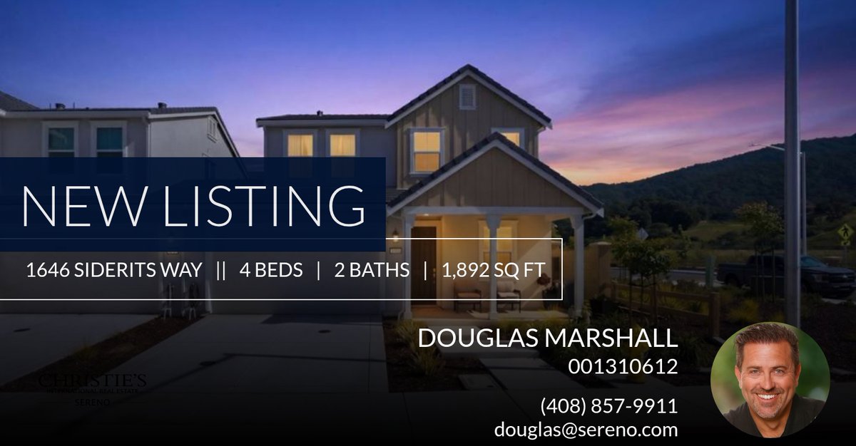 RELLST8's tweet photo. 📍 New Listing 📍 Take a look at this fantastic new property that just hit the market located at 1646 Siderits Way in Gilroy. Reach out here or at (408) 857-9911 for more information

Douglas Marshall
REALTOR® Sereno... https://t.co/JTZVLR1UdN https://t.co/R4xroEiYa7