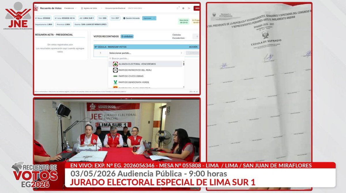 JNE Perú tweet media