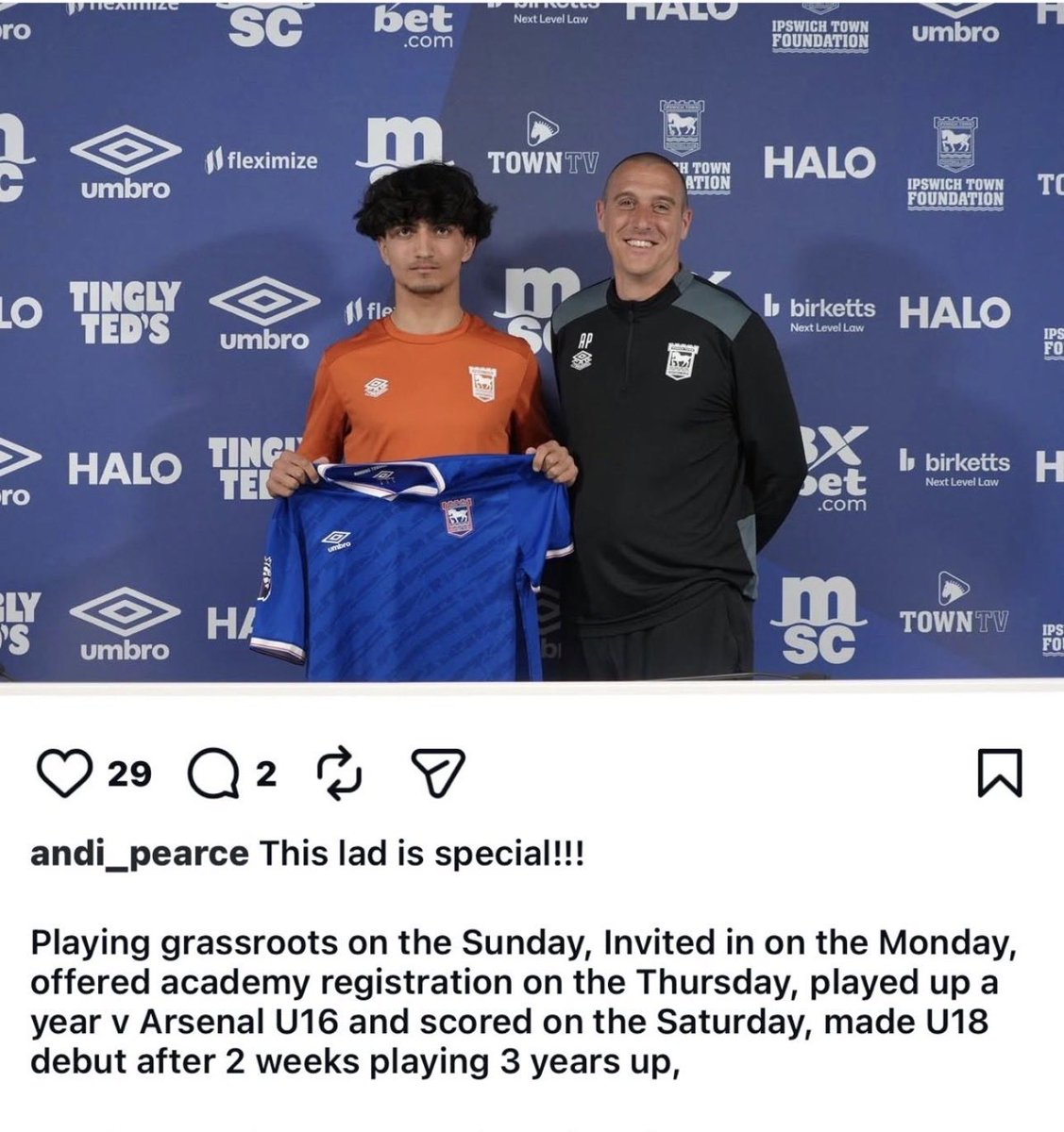 Ryan FC Official tweet media
