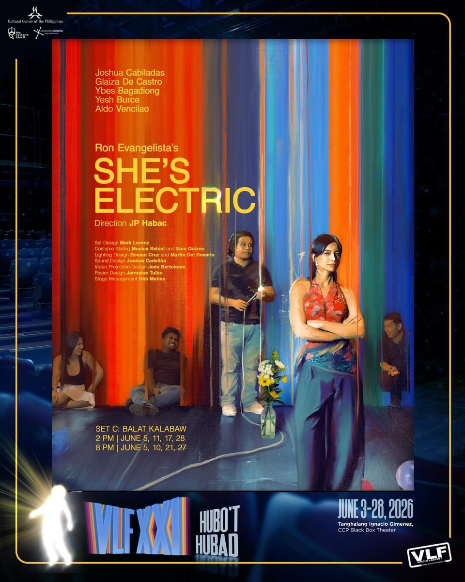 Glaiza de Castro in her theater era! 🎭 

Watch <a href="/glaizaredux/">Glaiza de Castro</a> in VLF XXI: Hubo’t Hubad ✨💜
A celebration of adulthood, raw energy, and fearless storytelling. This is where the Filipino voice and spirit are laid bare to tell stories without restraint.

June 3 to 28, 2026