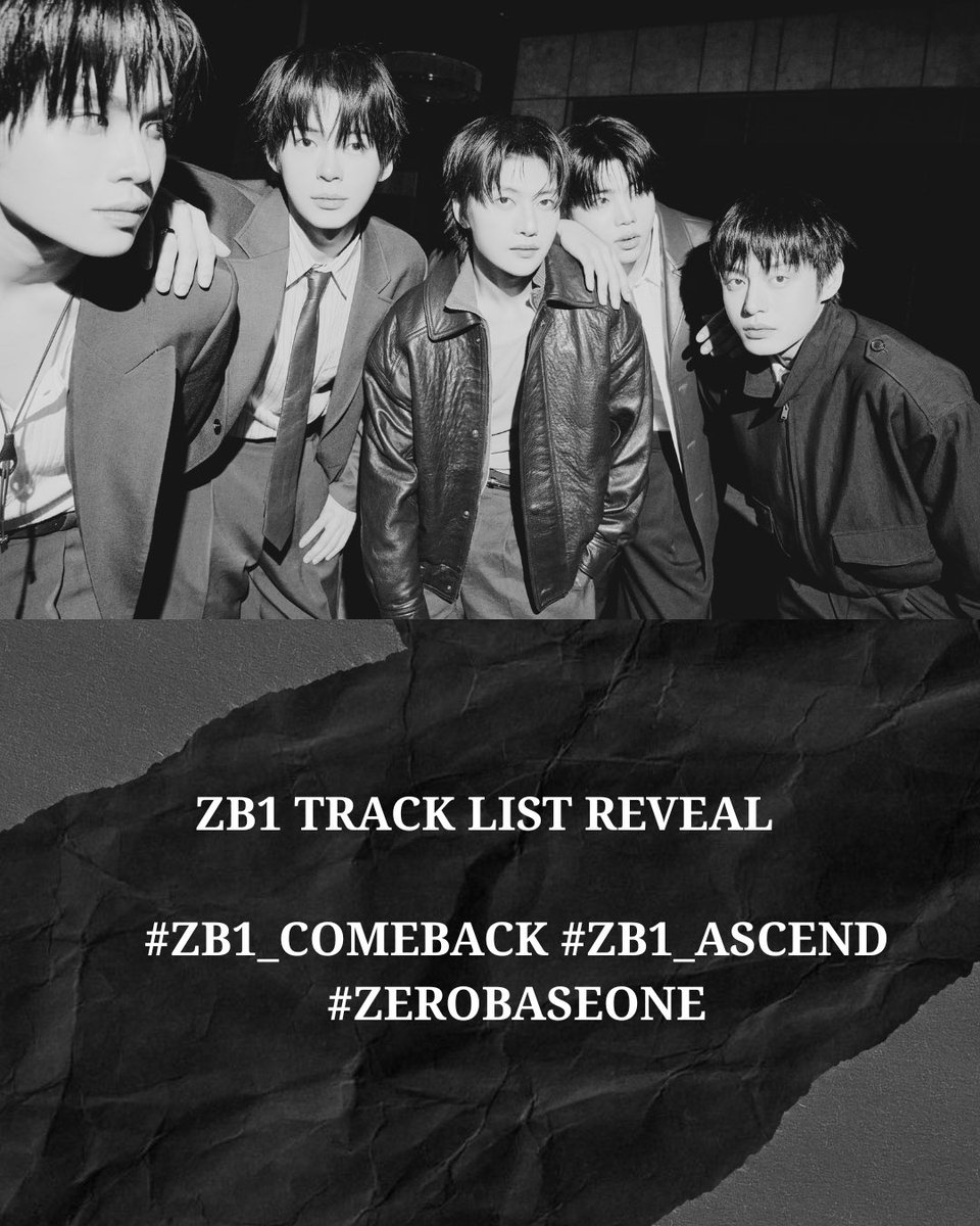 DOUBLEBASEONE_'s tweet image. [ #️⃣ ] HASHTAG PARTY 

ZEROSES! The tracklist for ZB1’s new album ‘Ascend-’ will be released shortly. Let's show our support by copying and sharing the tags below ⬇️

ZB1 TRACK LIST REVEAL 

#ZB1_COMEBACK
#ZB1_ASCEND
#ZEROBASEONE