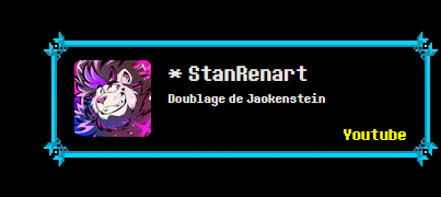 StanRenart's tweet photo. Heureux de vous annoncer que j'ai pu doubler Jackenstein sur la FanTrad De @DeltaruneFR ! 🎃🇫🇷

Merci à leurs équipes de m'avoir fait confiance ! 🦁💜 https://t.co/8UnkvTakp8