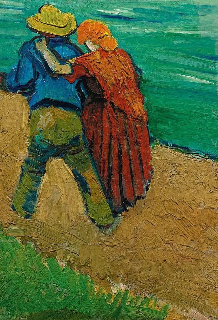 LuizSantosMusic's tweet image. Vincent van Gogh  - A Pair of Lovers, 1888
#art #arts #finearts #painter