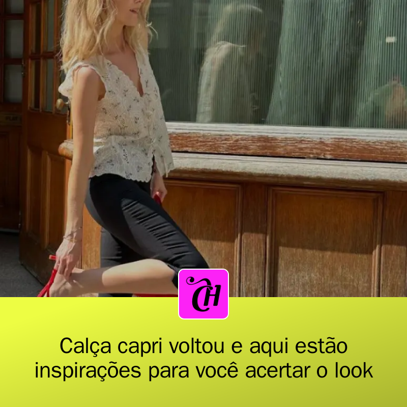 CAPRICHO's tweet image. 🌟👖 A calça capri está de volta e promete dividir opiniões! Aprenda a como usar essa peça icônica que fez sucesso com Audrey Hepburn! Combinando estilo e elegância, ela é perfeita para dias amenos! Confira as dicas! #Moda #CalçaCapri

mrf.lu/VGtX